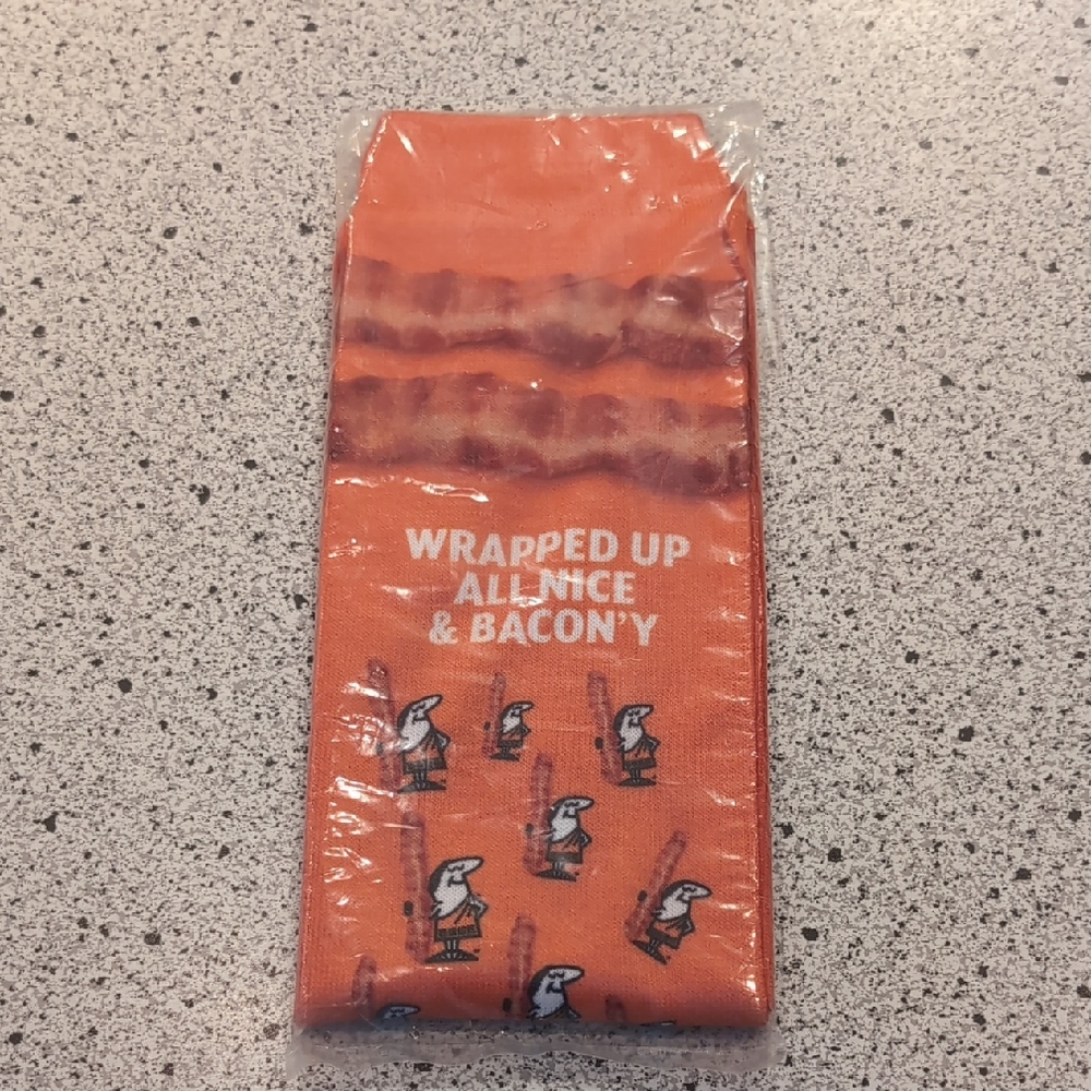 New - Little Caesars Colleague Exclusive Bacon  Wrapped Tall Socks